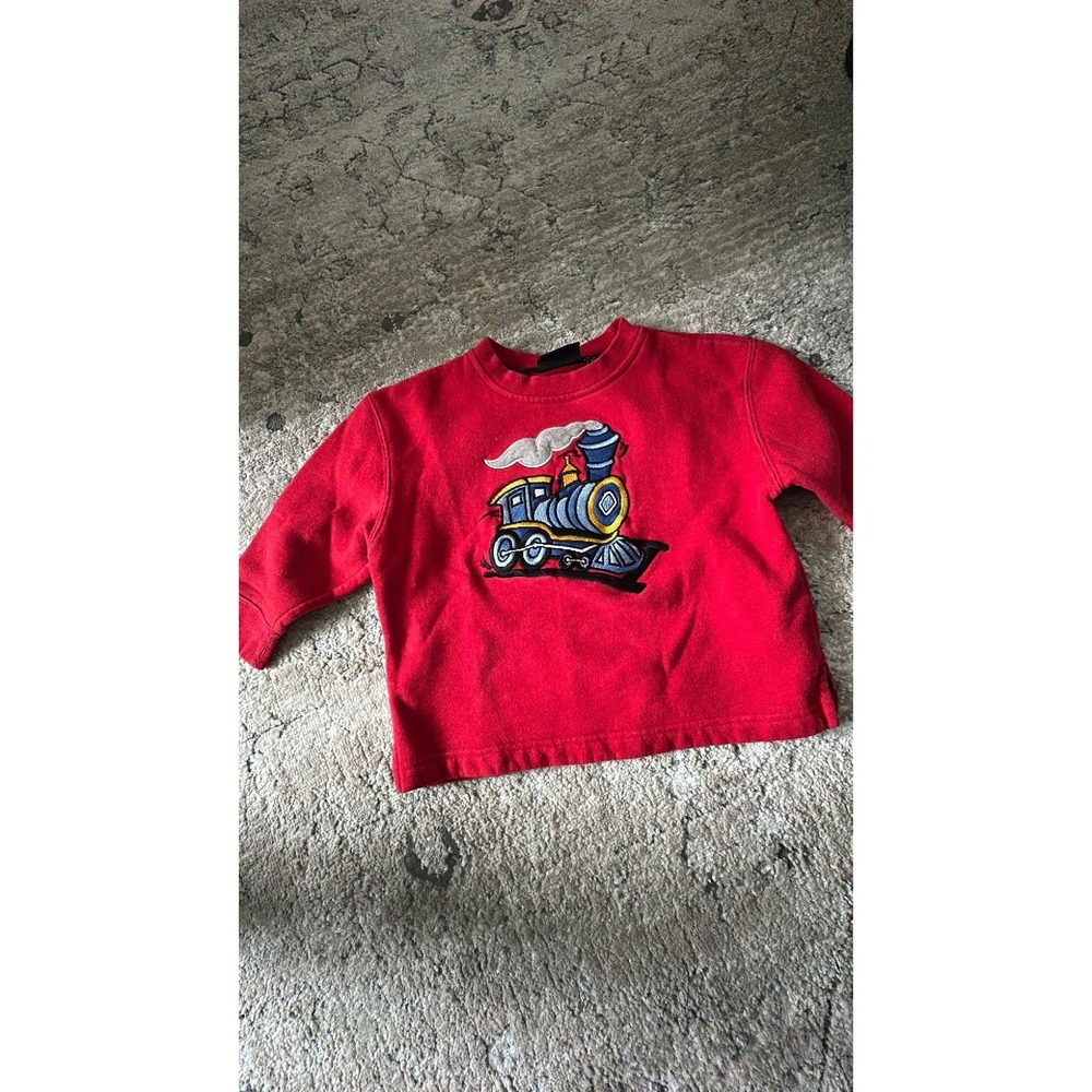 train red sweater size small kids